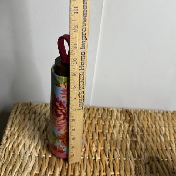 Floral pioneer‎ woman Insulated Water Bottle with Pink Lid - Picture 5 of 6